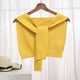 thumbnail image 1 of Chal Bolero de Punto Suxumhao Amarillo Claro, 1 of 2