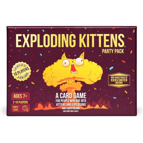 Juego de Cartas Exploding Kittens Party Pack 210 Jugadores