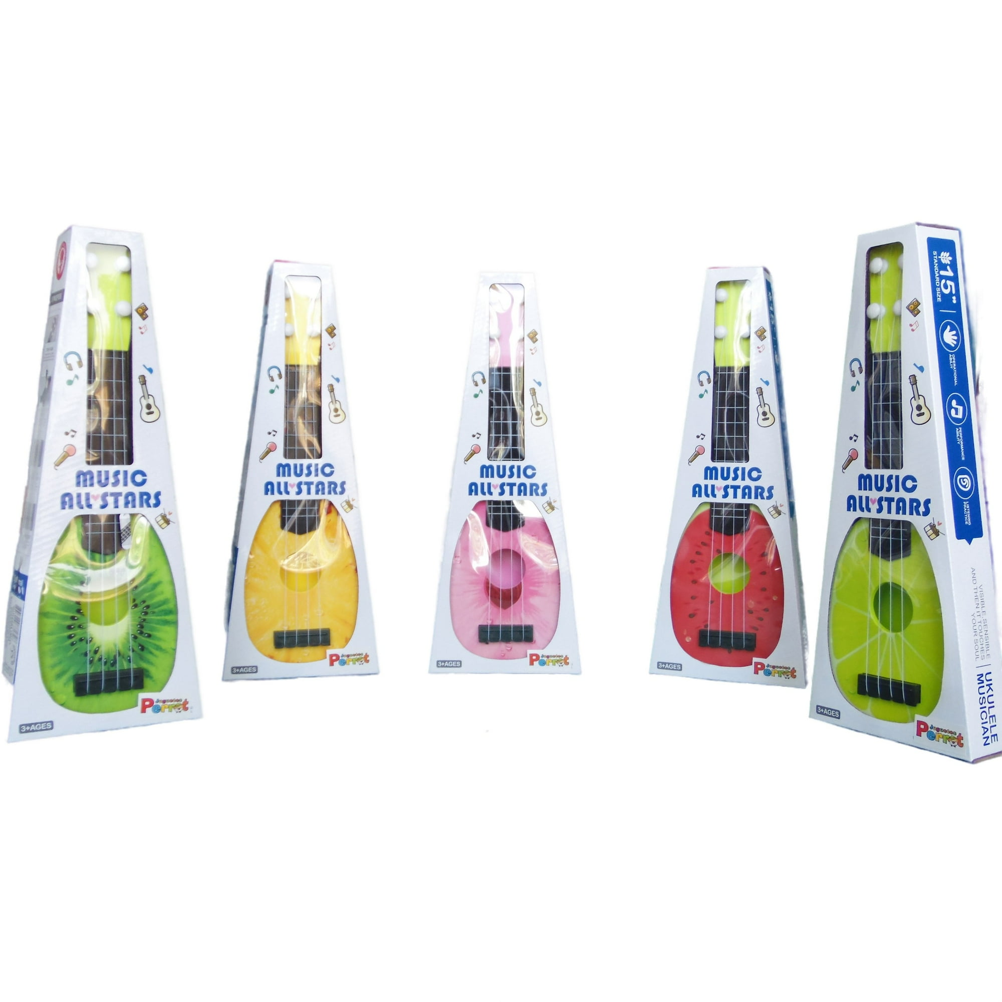 Juguetes Perrot - Guitarra En Forma De Fruta Diferentes Colores