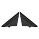 thumbnail image 3 of 2 X Cubiertas De La Bandera Del Espejo De La Puerta Del Coche Para Fiat 500 2012-19 1SH16KX7AA Negro Mate, 3 of 5