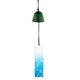 thumbnail image 4 of Campana De Viento Japonesa Furin Campanas De Hierro Fundido Nambu Iwachu Verde + Azul, 4 of 4
