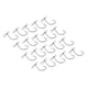 thumbnail image 2 of 20pcs Gancho De Pesca De Acero De Alto Carbono Y Giratorio De Doble Orificio Para Se?uelo De Pesca, 2 of 5