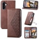 thumbnail image 4 of Funda Flip FOXDOCK para Samsung Galaxy A56 , Estilo Billetera con Diseño Rombo, Correa de Mano y Soporte, Uso Diario, 4 of 6