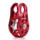 thumbnail image 2 of 20KN Escalada En Roca Polea De Cuerda De Rescate De Aluminio Equipo De Elevación Fijo -4 Co Rojo, 2 of 5