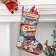 thumbnail image 2 of Sagwa la Gatita Siamesa China Tema: Calcetines de Navidad, fino lino blanco para colgar en escaleras y chimenea, decoración navideña para el hogar, regalo de Navidad.54cm×38cm, 2 of 5