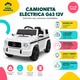 thumbnail image 2 of Camioneta Eléctrica Infantil Tipo G63 12V 2 Motores Sonido Y USB Blanca, 2 of 7