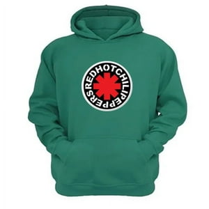 Genérico - Polerón Canguro Red Hot Chili Peppers Verde Aguamarina Talla Xl Unisex