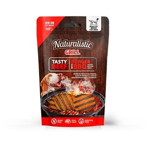 Naturalistic - Tasty Beef Burger With Bbq, 120Gr, 3Un