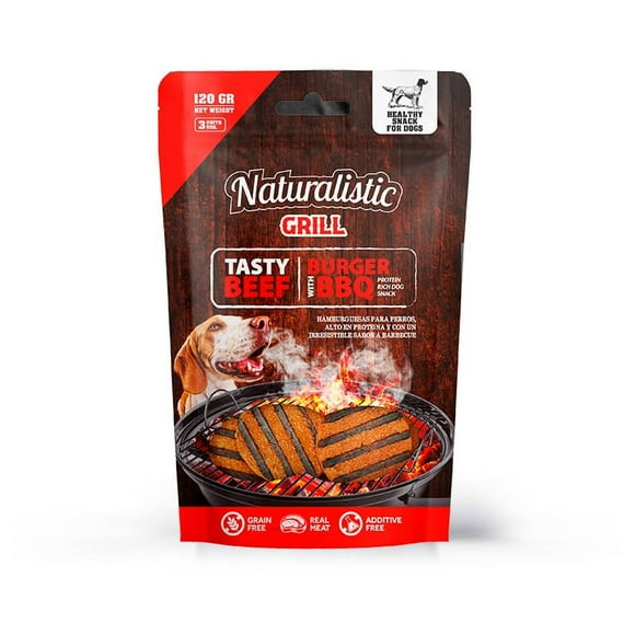 Tasty Beef Burger With Bbq, 120Gr, 3Un