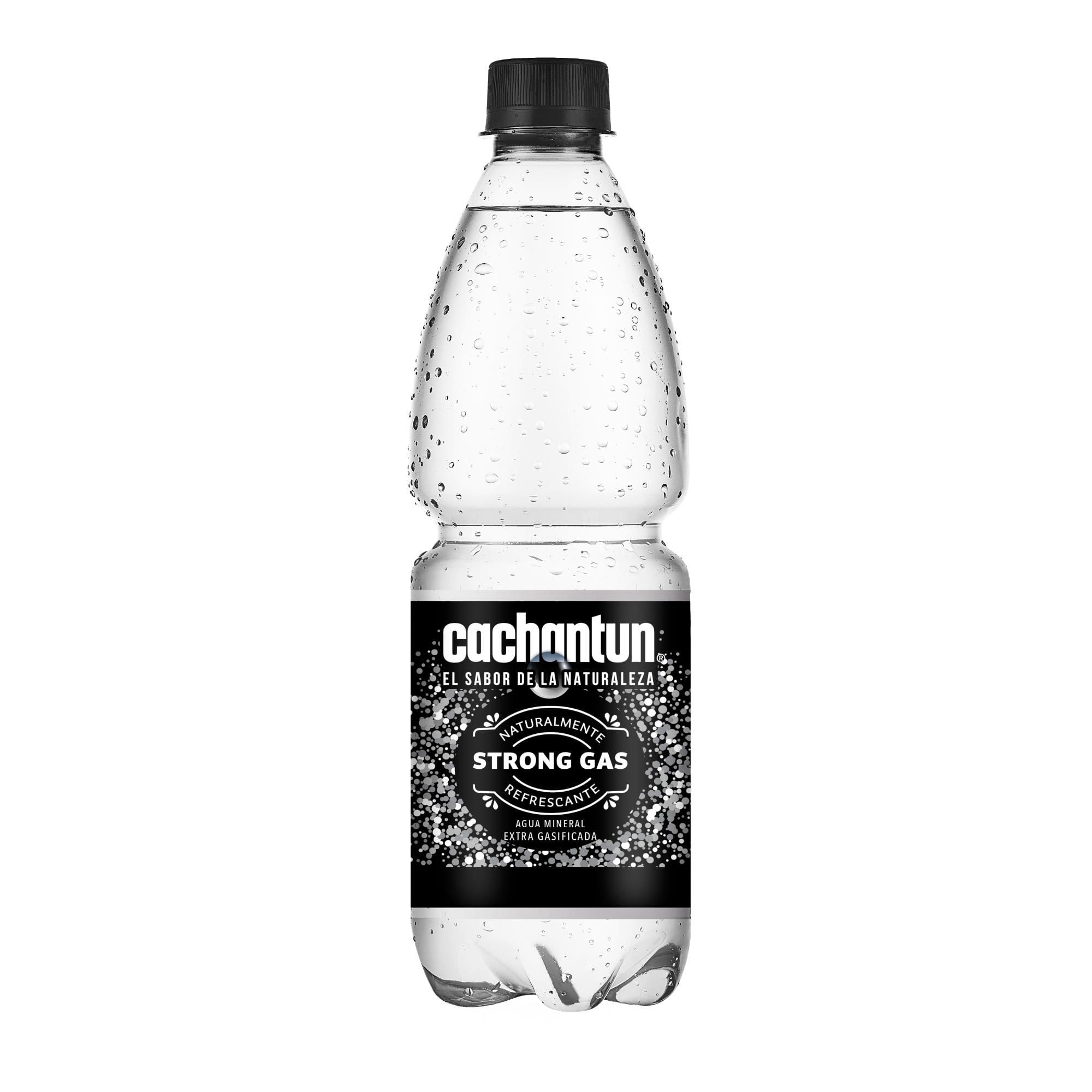 Agua Con Gas Strong Botella 600 ml Cachantun