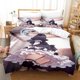 thumbnail image 1 of Kawaii Anime The Ryuo's Work Is Never Done Bedding Set Single Twin Full Size Bed Set Adult Kid Bedroom Duvetcover Set Bed Sheets, 1 of 5