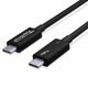 thumbnail image 1 of Cable Thunderbolt 3 enchufable de 40 Gbps, 100 W, carga de 80 cm, 1 of 8