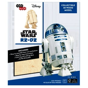 Insight - Star Wars: R2 - D2 - Libro Y Modelo Armable En Madera