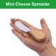thumbnail image 2 of Cuchillos para untar queso ProudMoore 10 piezas mango de madera y acero, 2 of 7