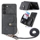thumbnail image 1 of Funda Tipo Cartera con Correa Cruzada para Samsung Galaxy S23 Plus Protección Contra Golpes Negro, 1 of 6