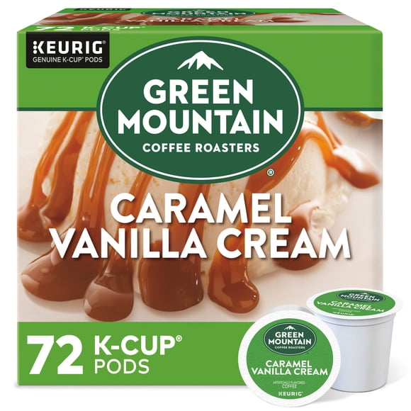 Cápsulas de Café Green Mountain Caramelo Vainilla Crema 72 K-Cups