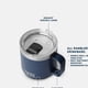 thumbnail image 2 of Vaso para beber YETI Rambler, 414 ml, con aislamiento al vacío, espuma de mar, 2 of 9