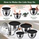 thumbnail image 2 of Nicdiet Set de bowls para mezclar con tapas, 16 piezas, 2 of 3