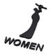 thumbnail image 2 of Letrero De WC, Letrero De Baño, Decoración, Tablero, Señalización, Letrero De Puerta De Baño Masculino Y Femenino, Mujer M, 2 of 3
