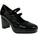 thumbnail image 2 of Zapato Mary Jane Mujer Negro Taco Medio Detogni, 2 of 5