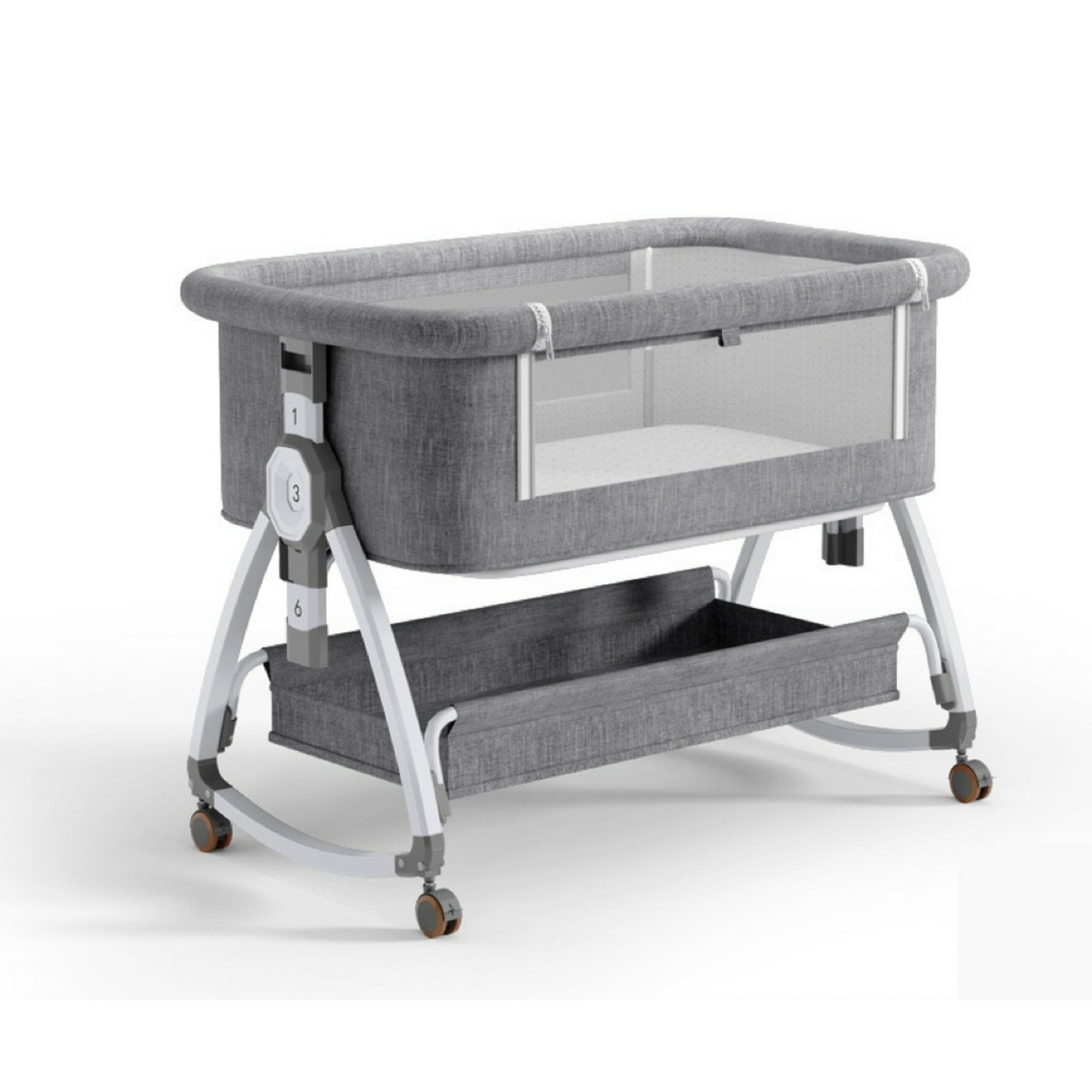 Golden Baby's - Cuna Colecho Con Cesta Mosquitero Cambiador Colchon Gris