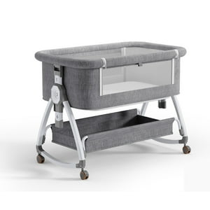 Golden Baby'S - Cuna Colecho Con Cesta Mosquitero Cambiador Colchon Gris