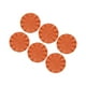 thumbnail image 5 of 6 Manteles Individuales Para Uso Diario, Vajilla Y Mesas De Comedor, Manteles Redondos De 15 Pulgadas, Color Naranja, 5 of 5