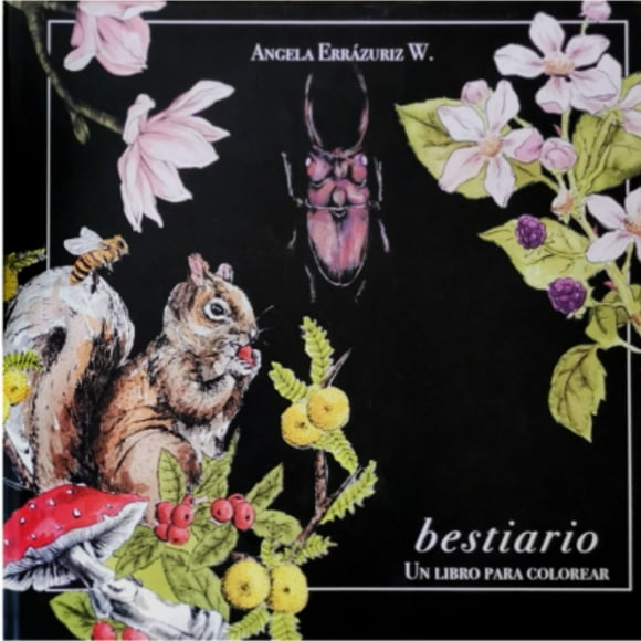 Libro para Colorear Bestiario Ángela Errázuriz