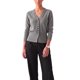 thumbnail image 1 of INSPIRE CHIC Cárdigans de punto para mujer con mangas largas, cuello en V, casual elegante para oficina, gris medio, 1 of 6