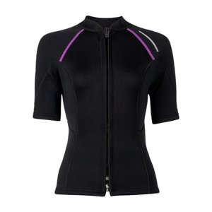 Magideal - Traje De Neopreno Para Mujer, Parte Superior, Para Buceo, Piragüismo, Surf, Chaqueta Con Cremallera Frontal Para Mantener El Calor, Kayak Sg