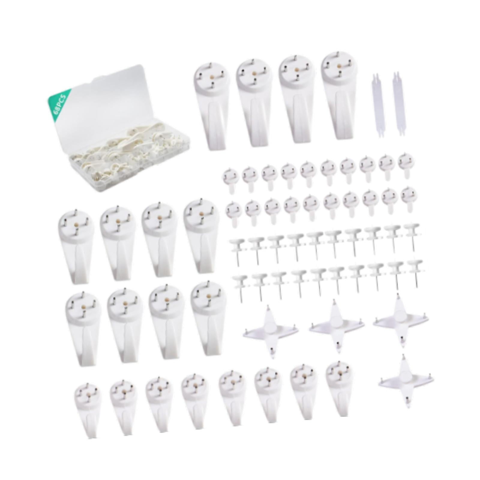 Magideal - Juego De Ganchos Para Cuadros De Pared, Ganchos Para Fotografías, Colgador De Marcos De Cuadros Artísticos, Colgador De Marcos Multifunción, Ganchos D