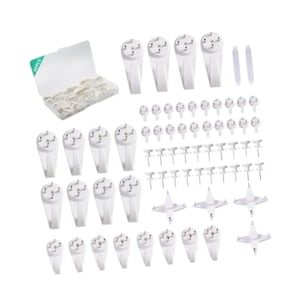 Magideal - Juego De Ganchos Para Cuadros De Pared, Ganchos Para Fotografías, Colgador De Marcos De Cuadros Artísticos, Colgador De Marcos Multifunción, Ganchos D