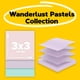 thumbnail image 2 of Sticky Notes Post-it Wanderlust Pastels, papel 100% reciclado, 2 of 9