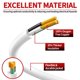 thumbnail image 2 of Cable de extensión Skrizcable 4,5 m (2 unidades) blanco flexible, 2 of 7