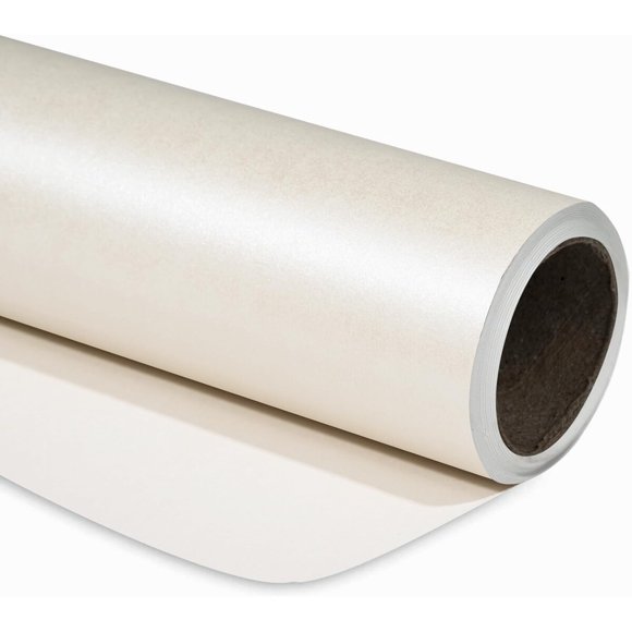 Papel Regalo RUSPEPA Off White 17 in 43,2 cm x 10 m Mate