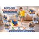 thumbnail image 2 of Pelota de fútbol PLAYPRO talla 4 para interior, espuma suave, azul, 2 of 4