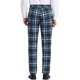 thumbnail image 3 of INSPIRE CHIC Pantalones de Traje Clásicos de Ajuste Regular con Frente Plano y Cintura Elástica para Hombre a Cuadros 36 Azul Marino, 3 of 7