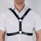 thumbnail image 1 of Punk Chest Harness for Men - Adjustable PU Leather Body Belt for Cosplay and Parties, 1 of 4