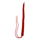 thumbnail image 2 of Pulsera gruesa tejida con hilo tamaño standar unisex Rojo, 2 of 3