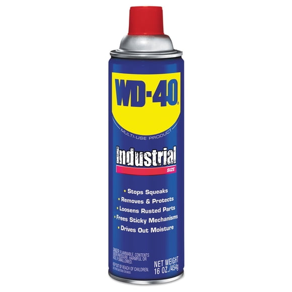 Lubricante WD-40, producto industrial multiuso, 473 ml [paquete de 12]