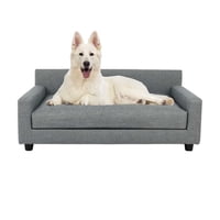 Cama Ortopédica Para Perros Club Nine Pets Metro, Tamaño Grande, Metal Gris