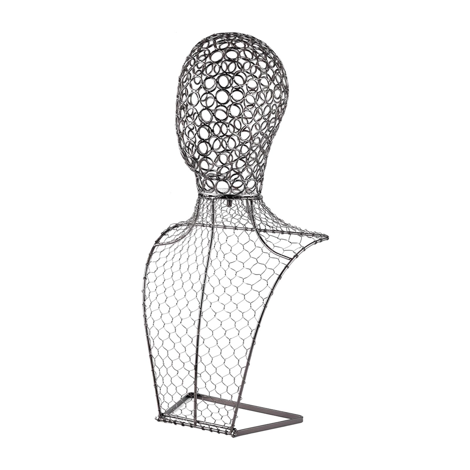 Magideal - Soporte De Cadena Para Exhibición De Collares, Decoración De Artesanía Fina, Accesorios De Protección Versátiles, Busto De Exhibición De Joyería Para 30Cmx14Cmx57Cm