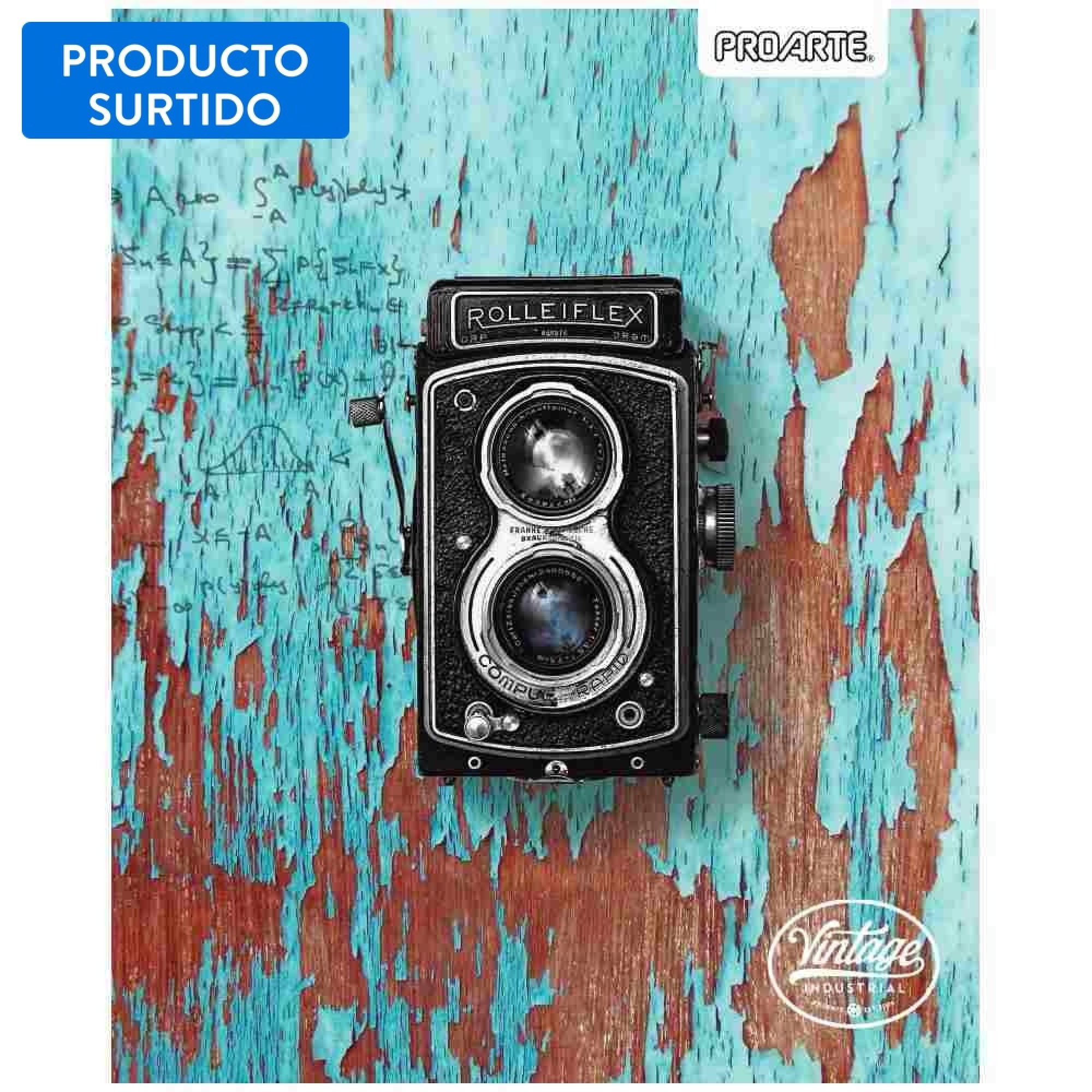 Cuaderno Universitario Vintage Tapa Dura Doble Especial 100 Hojas, Producto Surtido 1 Un Proarte