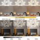thumbnail image 3 of Ventilador de techo BESKETIE 91 cm con LED regulable y mando a distancia, blanco, 3 of 9