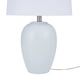 thumbnail image 5 of Maceta De Cerámica Azul Costero De 58 Cm De Lamp Home Pantalla Blanca, 5 of 6