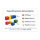 thumbnail image 3 of Set 12 Cubos de Madera de Colores 1,5 x 1,5 x 1,5 cm para Manualidades, 3 of 3
