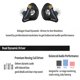 thumbnail image 2 of Auriculares intrauditivos BASN Bsinger PRO Negro con cable de 3,5 mm, 2 of 8