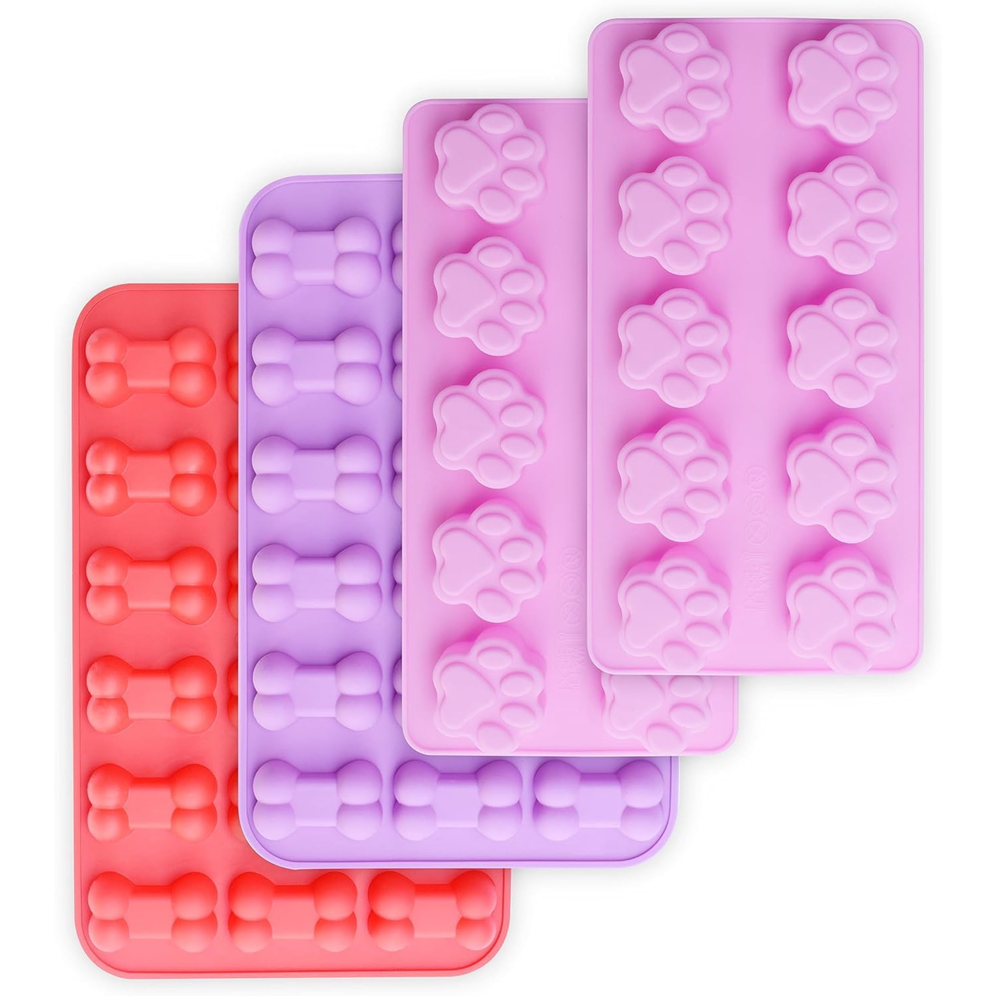 Moldes De Silicona Homedge Paw And Bone Para Comida