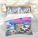 thumbnail image 5 of Babybus Autobús Bebé Conjunto de sábanas temático, trío de piezas, cómodo y amigable con la piel, diseño único, regalo de decoración para el hogar para familiares, amigos y fans,173cm *218cm, 5 of 6