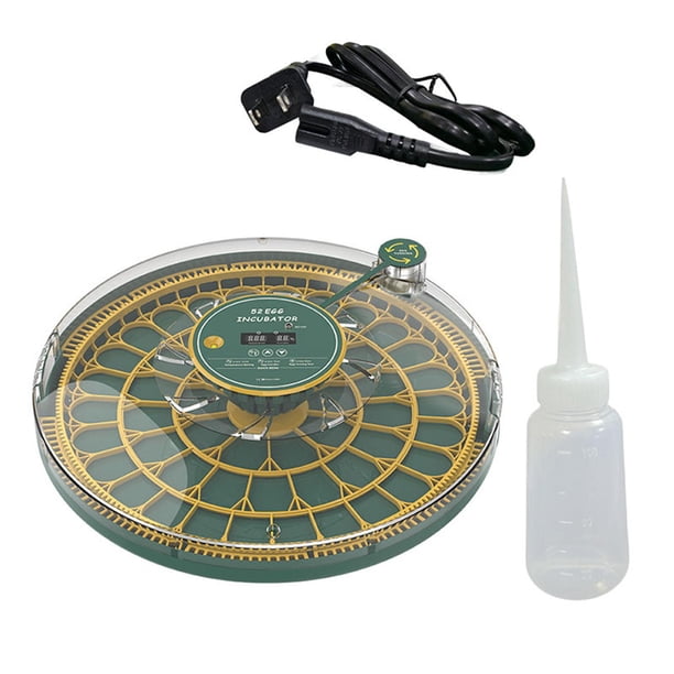 Incubadora de huevos, equipo de incubación, incubadora Digital portátil de huevos de codorniz y pollo con volteador automático de huevos para pollo y 52 huevos